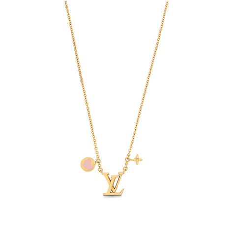 lv flower pendant necklace|Lv iconic heart necklace.